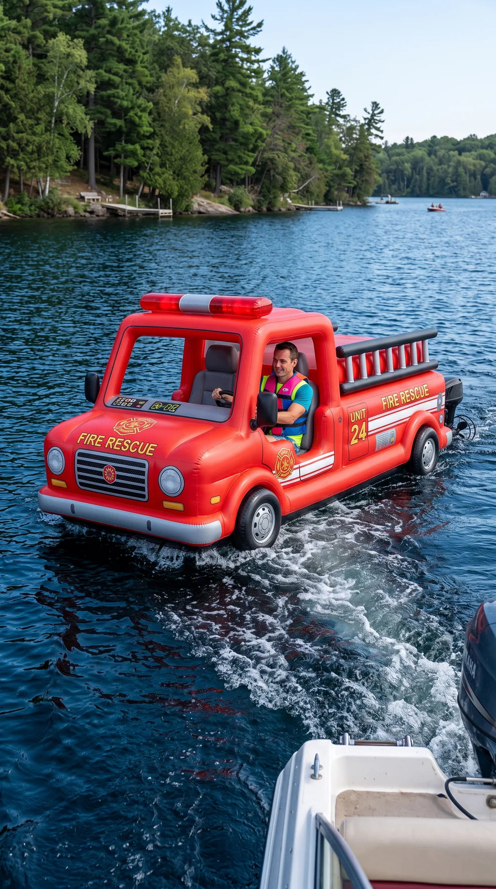 Motorized Ride-On Water Float